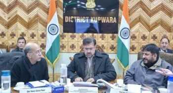 Satish Sharma reviews functioning of key departments in Kupwara