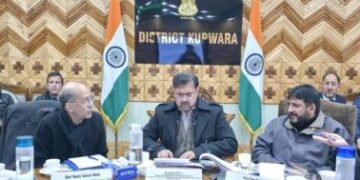Satish Sharma reviews functioning of key departments in Kupwara