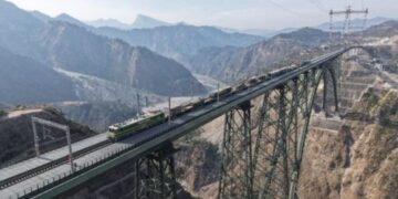 Special military train ferries tanks, artillery guns to Kashmir