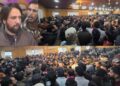 Rain and cold fail to deter turnout at Baramulla meet addressed by Touseef Raina