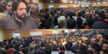 Rain and cold fail to deter turnout at Baramulla meet addressed by Touseef Raina