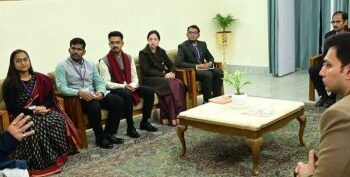 LG interacts with IAS trainees of 2025 batch