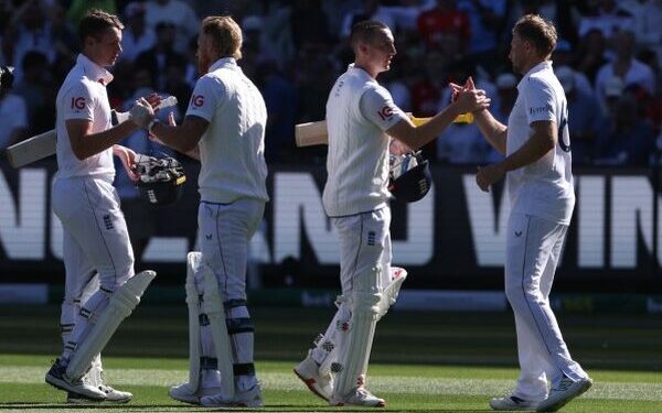 England ends 18-match winless streak in Australia with 4-wicket victory in the 4th Ashes test