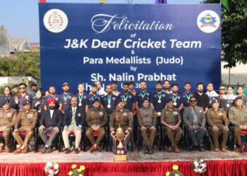 J&K Police felicitates Deaf Cricket Team & Para Judo Medallists