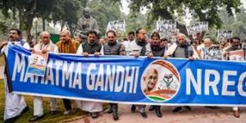 G RAM G bill: Opposition’s protest march in Parliament complex, Kharge vows to take fight to streets