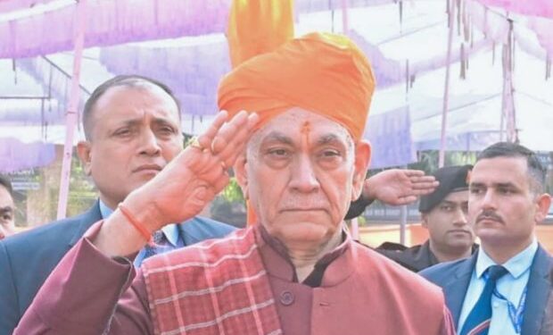 LG Sinha inaugurates Netaji flag point in Jammu