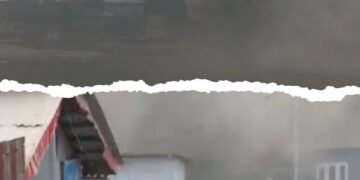 Stone quarry collapse at Drangbal blankets Baramulla localities in Dust