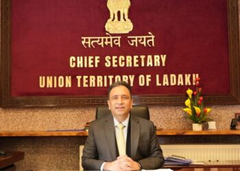 Ashish Kundra assumes charge as Chief Secretary of Ladakh