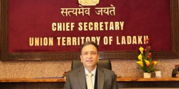 Ashish Kundra assumes charge as Chief Secretary of Ladakh