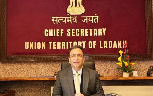 Ashish Kundra assumes charge as Chief Secretary of Ladakh