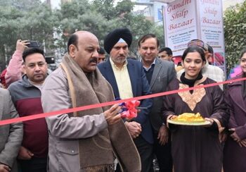 Deputy CM inaugurates Gandhi Shilp Bazar 2026 at Jammu Haat