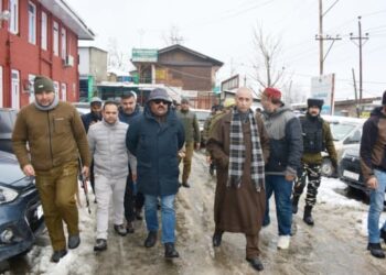 Deputy Chief Minister reviews post-snowfall situation in Budgam