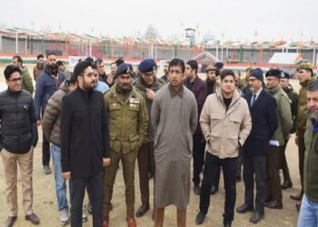 Div Com inspects preparations for Republic Day celebrations at Bakshi Stadium