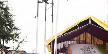 Div Com Kashmir unfurls National Flag at office premises