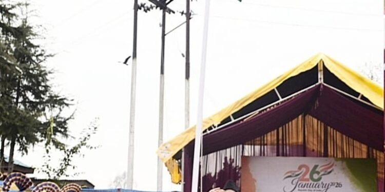 Div Com Kashmir unfurls National Flag at office premises