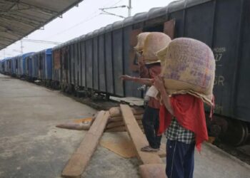First full goods train with rice reaches Anantnag