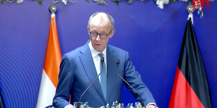 German Chancellor says he believes Iranian government is in its final days, weeks