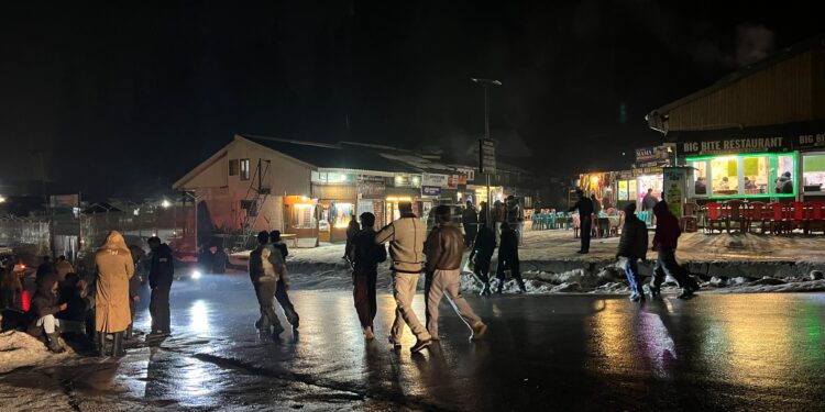 Fresh snowfall brings cheers on in New Year at Kashmir tourist hotspots