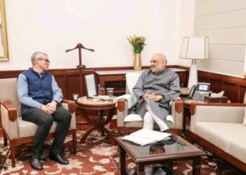 CM Omar Abdullah calls on HM Amit Shah