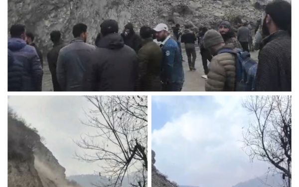 Massive landslide near Eco Park blocks Bla-Uri National Highway