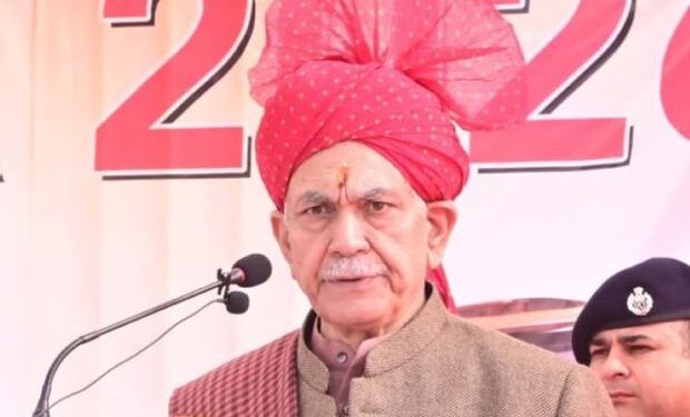 Take a pledge to build brighter J&K and work with dedication: LG Sinha to youth