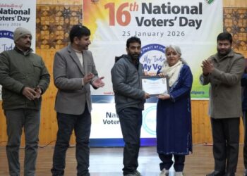 16th National Voters’ Day Celebrated across Kashmir Division with enthusiasm