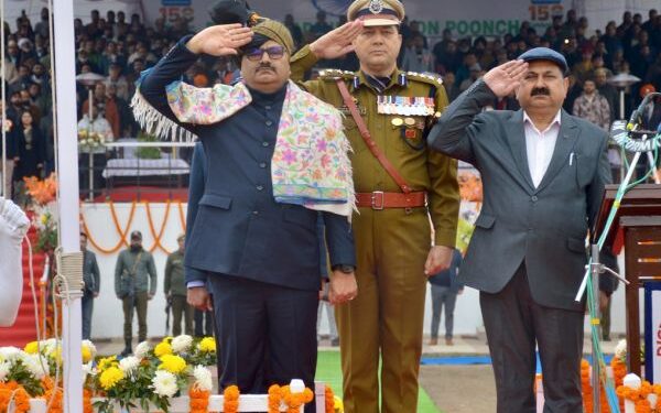 77th Republic Day: Javed Rana unfurls Tricolour at Poonch
