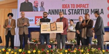 SKUAST-K SKIIE Centre bags ‘Incubator of the Year’ award at JK Startup Mela