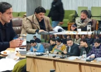 Sajad Lone chairs meeting of Committee on govt assurances