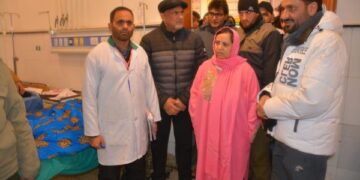 Sakeena Itoo reviews patient care, other facilities at District Hospital Kulgam