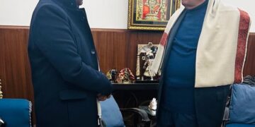 Satish Sharma attends National Transport Ministers’ Meeting, meets Nitin Gadkari