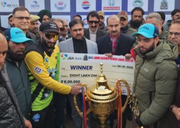 Satish Sharma applauds BIG JKPL for promoting youth, sports in J&K
