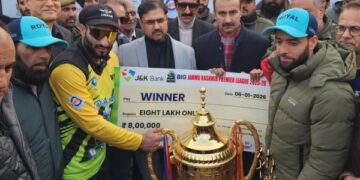 Satish Sharma applauds BIG JKPL for promoting youth, sports in J&K