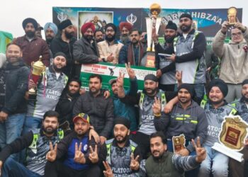 Satish Sharma attends T20 cricket final at Gole Gujral