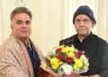    Ravinder Raina, Awardee Teachers call on LG Sinha