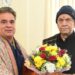    Ravinder Raina, Awardee Teachers call on LG Sinha