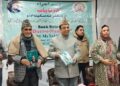 Speaker Abdul Rahim Rather addresses book review event of ‘Durr-e-Naayaab’ at JU