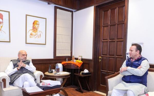 Sunil Sharma meets Union Home Minister Amit Shah in New Delhi