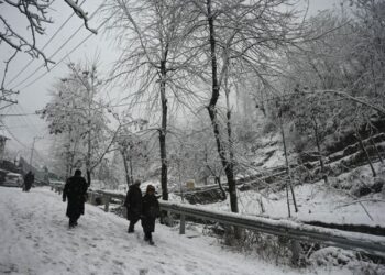 Snow brings cheer to masses, windstorms cause losses; Kashmiris bow to the Almighty