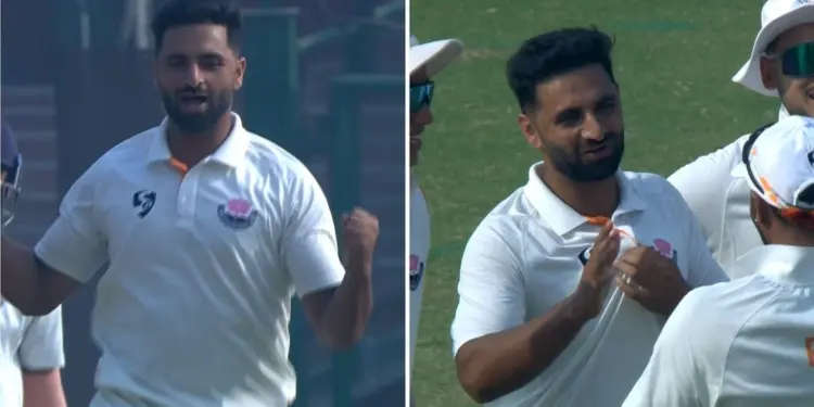 J&K enter maiden Ranji Trophy semifinals after Auqib Nabi’s 12-wicket haul