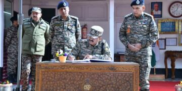 DG CRPF reviews security and operational reparedness in the Valley