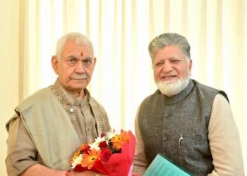 Former Minister, MLA and sports body representatives call on LG Sinha