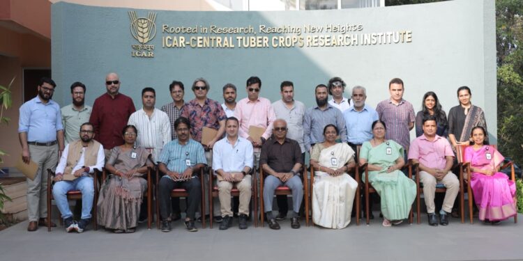 PIB Srinagar media delegation visits ICAR–CTCRI to explore advances in tuber crop research