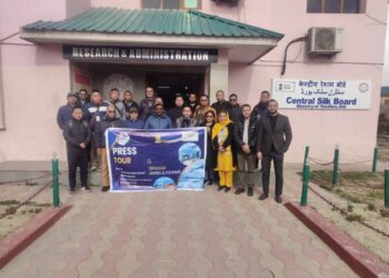 Media delegation from Mizoram arrives in Srinagar on five-day press tour