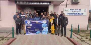Media delegation from Mizoram arrives in Srinagar on five-day press tour