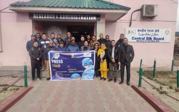 Media delegation from Mizoram arrives in Srinagar on five-day press tour