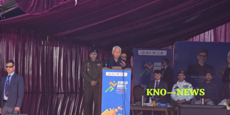 Sports reflect J&K’s identity, national unity: LG Sinha at Khelo India Winter Games in Gulmarg