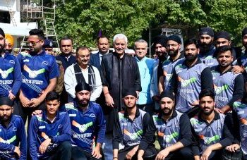 LG Manoj Sinha inaugurates 2nd Sikh Cricket Premier League in Jammu