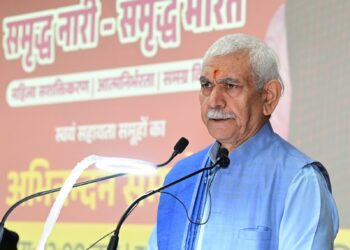 LG lays foundation stone of Shankaracharya Temple in Katra