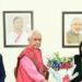 LG Sinha interacts with IDES probationers at Lok Bhavan